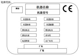 产品铭牌