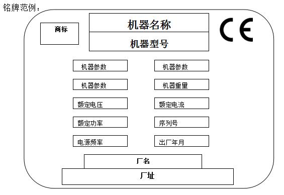 产品铭牌